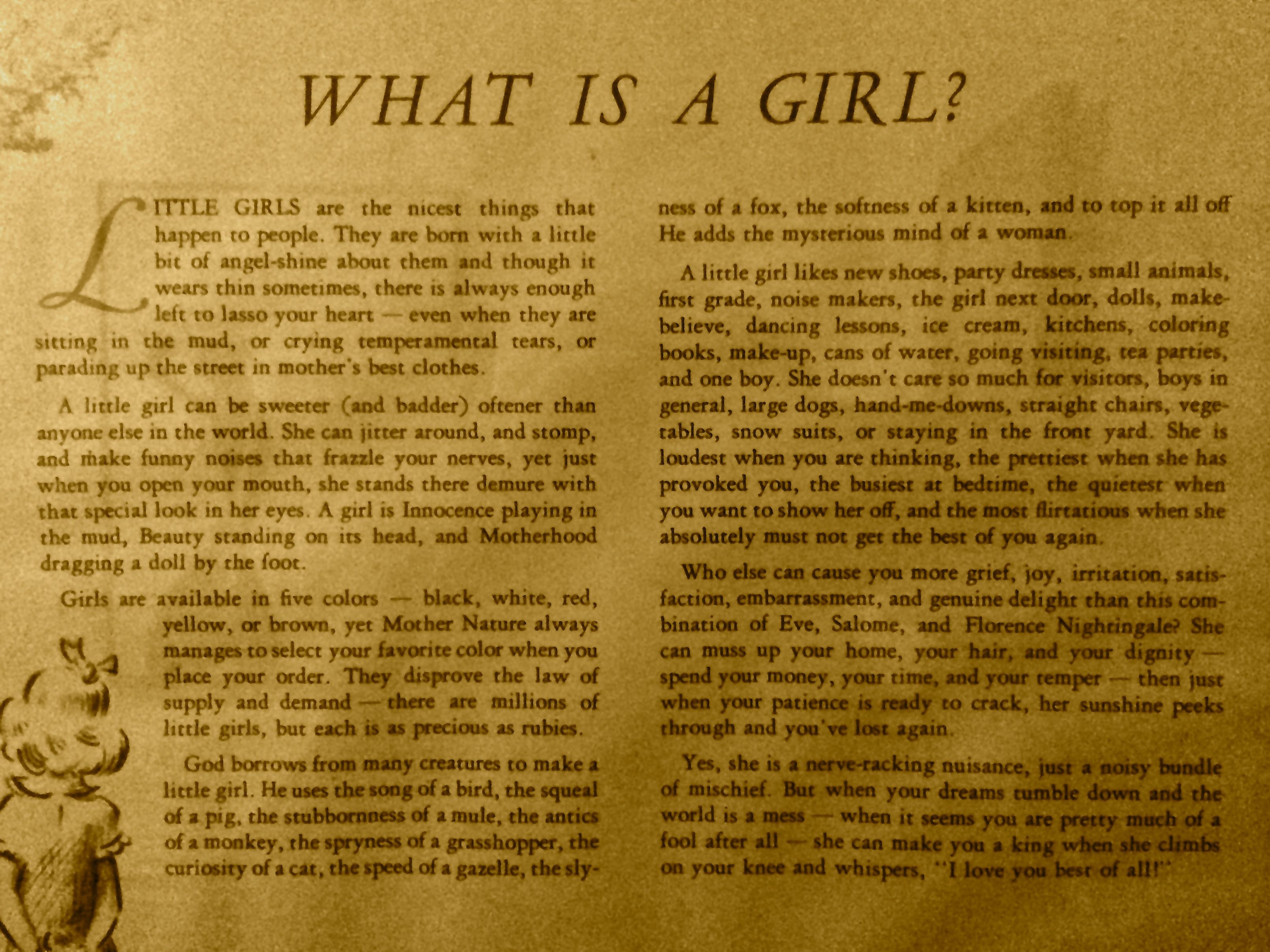 What is a Girl?